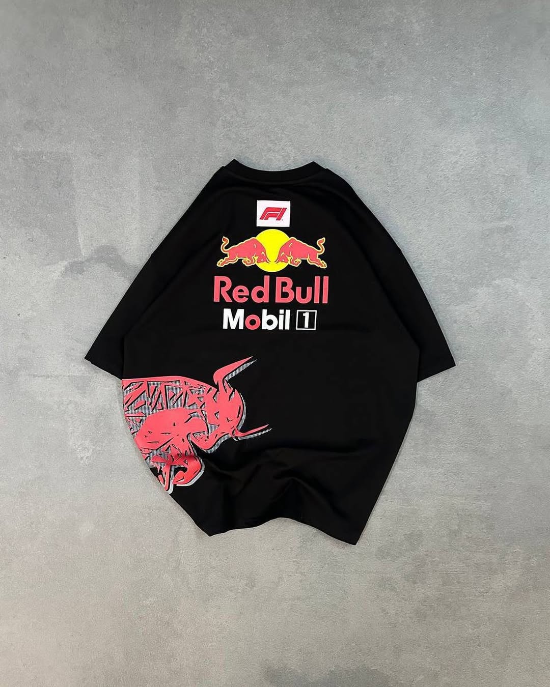 Black Racing Street T-shirt – Oversized Fit