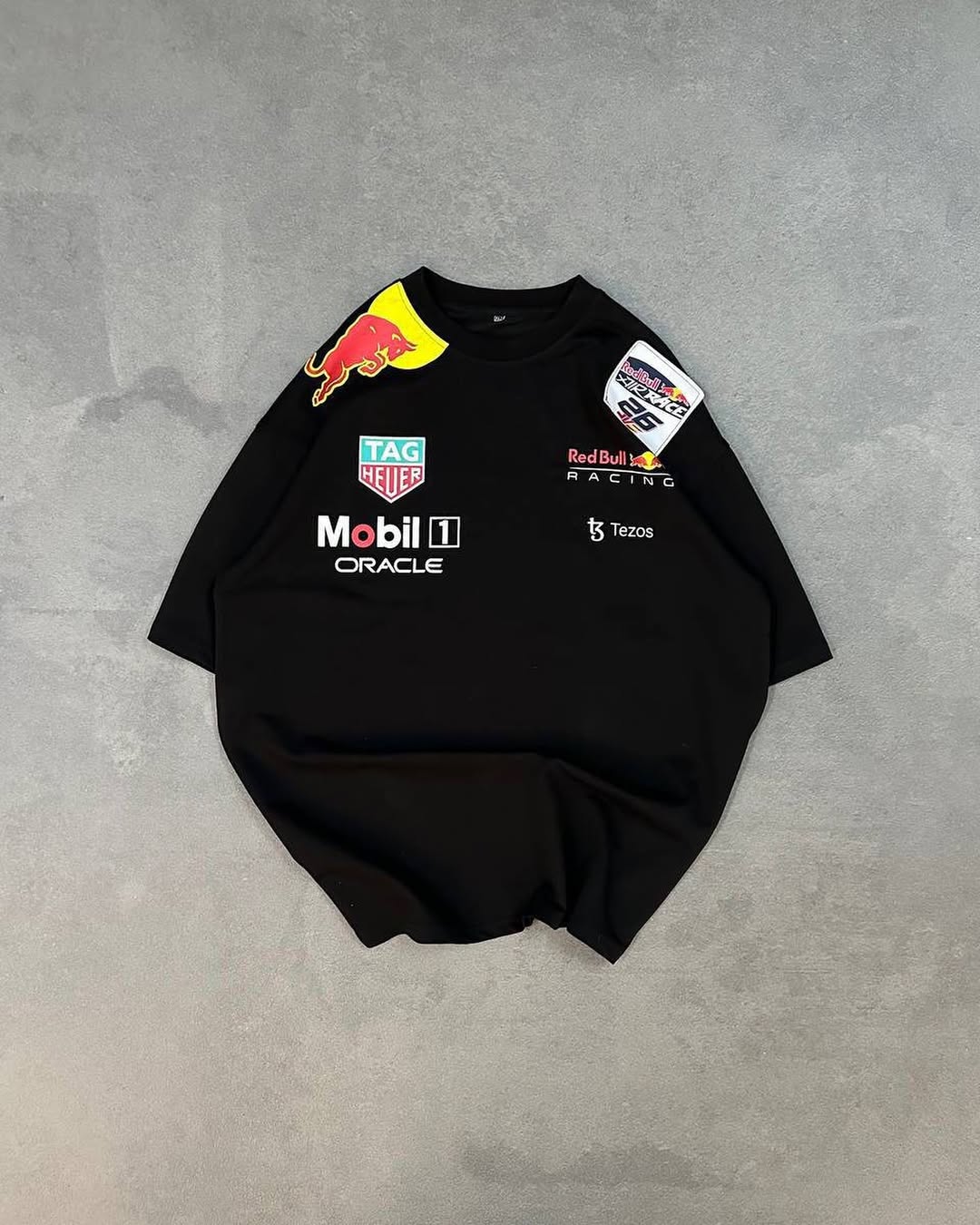 Black Racing Street T-shirt – Oversized Fit
