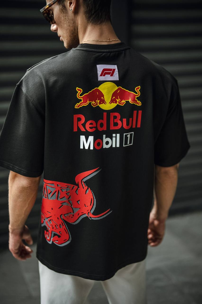 Black Racing Street T-shirt – Oversized Fit